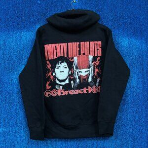 Twenty One Pilots Breach Rock Zip-Up Hoodie Size Small